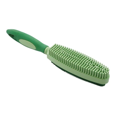 SZCZOTKA GUMOWA DWUSTRONNA DO SIERŚCI ZWIERZĄT PSÓW ELEKTROSTATYCZNA