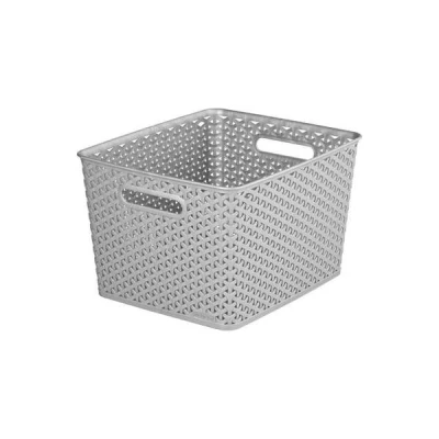 KOSZYK *MY STYLE* LARGE SREBRNY