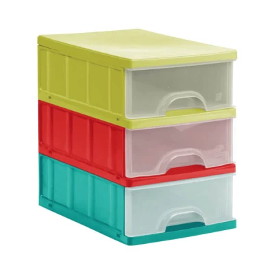 OKT-POJEMNIK Z 3 SZUFLADAMI MAŁY *MIX KOLOR*