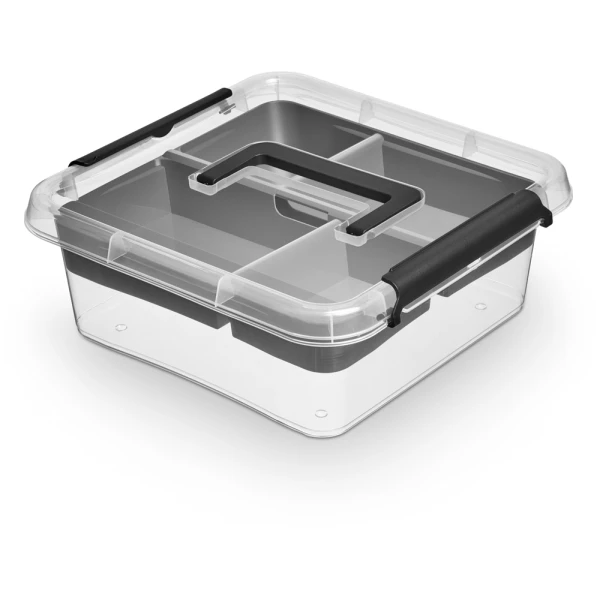 POJEMNIK BOX Z RĄCZKĄ I INSERTEM 6L 1377