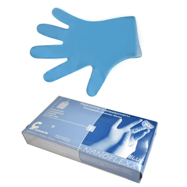 SIL-RĘKAWICE NANOFLEXX NIEBIESKIE *XL* A'200