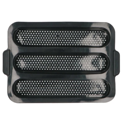 VEX-FORMA SILIKONOWANA NA 3 BAGIETKI CZARNA 9291