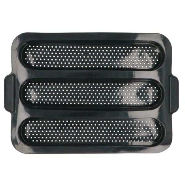 VEX-FORMA SILIKONOWANA NA 3 BAGIETKI CZARNA 9291