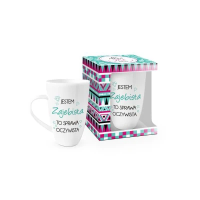 BG-KUBEK BARYŁKA 400ML *JESTEM ZAJEBISTA*