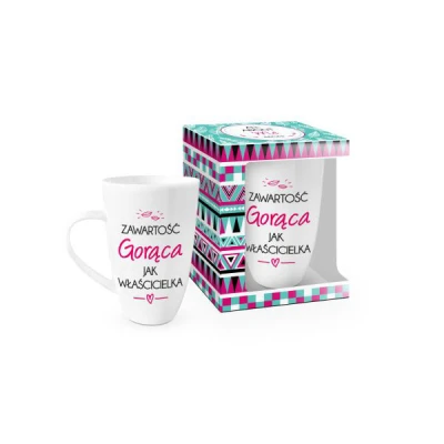 BG-KUBEK BARYŁKA 400ML *ZAWARTOŚĆ GORĄCA*