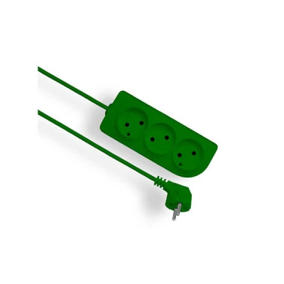 ELGOTECH-PRZEDŁUŻACZ 3WT 5M BU ZIELONY PSN35-7