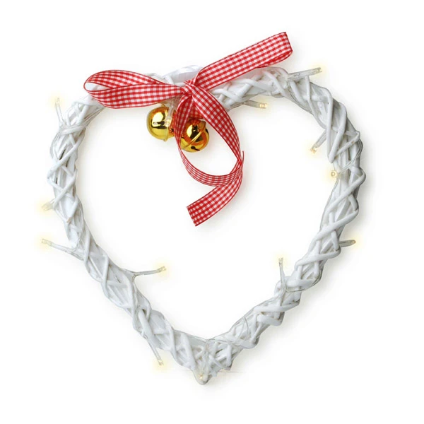 MON-ZAWIESZKA SERCE  LED 25CM 0415