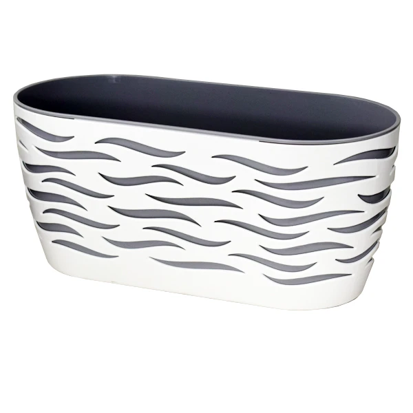 SKRZYNKA SAHARA DUO 35 BIAŁY+PLATYNA