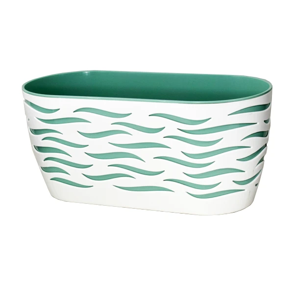 SKRZYNKA SAHARA DUO 35 BIAŁY+PUDROWA MIĘTA