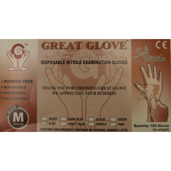 SORIMEX-REKAWICE NITRYL*M*100SZT BEZPUDROWE GG BLUE