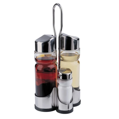 SPL-1610D ZESTAW SÓL + PIPERZ + OLEJ + OCET + PODSTAWKA