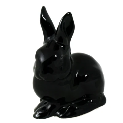 CER-ZAJĄC SZARAK MAŁY *SZKLIWO CZARNE* C-747SZK