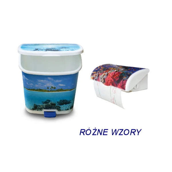 KARO-KPL.KOSZ Z PED.10L+UCHWYT NA RĘCZNIK *NADRUK*