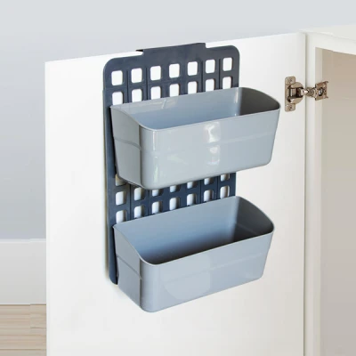 KATEX-ORGANIZER WISZACY *DUO DECO BELLA* - CIEMNY SZARY