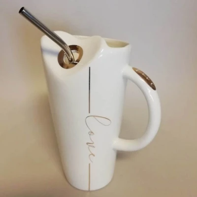 MON-KUBEK ZE SŁOMKĄ 480ML 0466