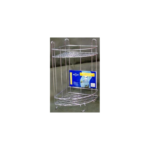 MX0291-STOJAK ŁAZIENKOWY 2 PÓŁKOWY NAROŻNY