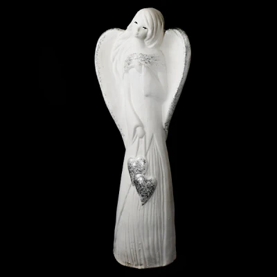 CA-ANIOŁ GIPSOWY BIAŁY B0149