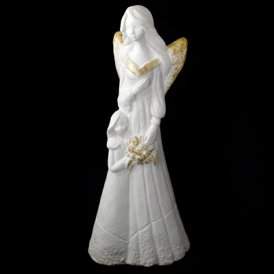 CA-ANIOŁ GIPSOWY BIAŁY B0152