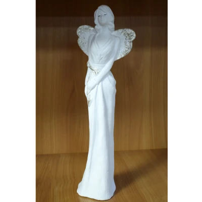 CA-ANIOŁ GIPSOWY BIAŁY B0164