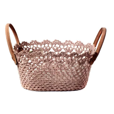 MON-KOSZYK 017B PINK OWALNY 30X20XH15