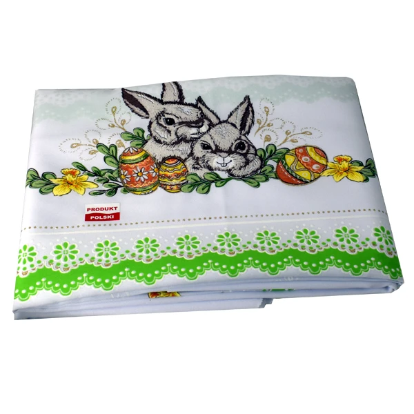 ROD-OBRUS 85X85 *WIELKANOC* ZIELONY