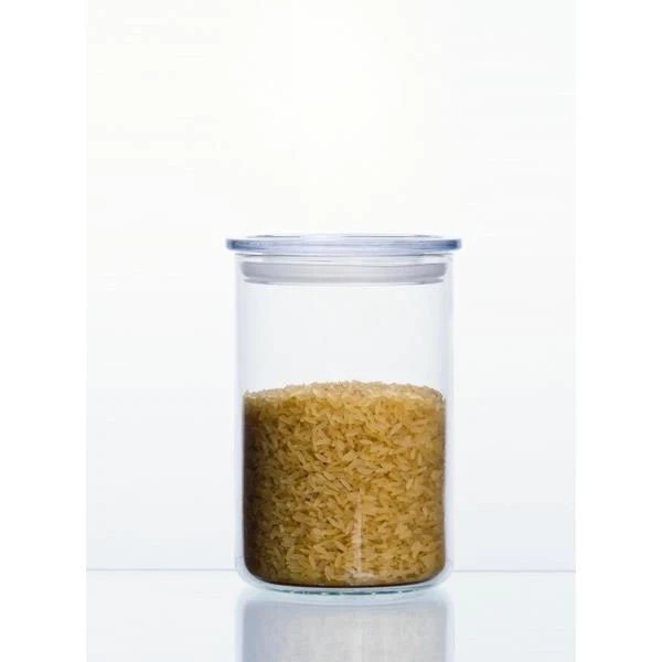 SAB-POJEMNIK OKRĄGŁY SZKLANY HERMETYK FI95 H145 5152