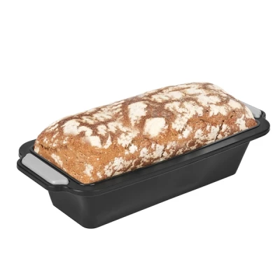 TAD-KEKSÓWKA SILICONOWA - FORMA DO CHLEBA CZARNA 29X12,8X6,2CM