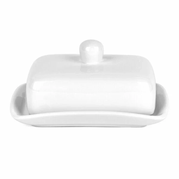 TAD-MASELNICA CERAMICZNA BIAŁA 17X12,2X8,4