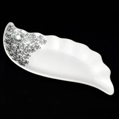 CER-PODSTAWKA FALBANKA DUŻA DECOR SREBRO C-817DS