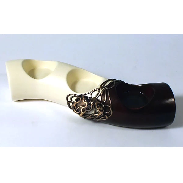 CER-ŚWIECZNIK ŚLIMAK III *DECOR 1/2VENGE/BRĄZ* C-472-1/2DV/BR