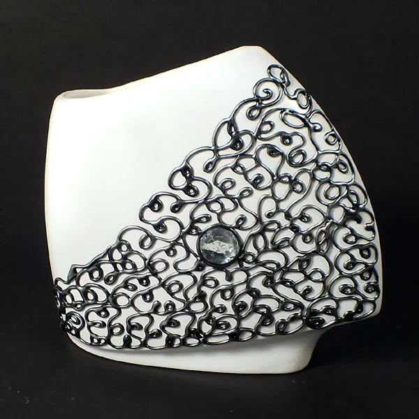 CER-WAZON ŻAGIEL MAŁY *DECOR SREBRO* C-461DS