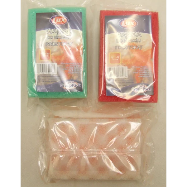 LUX-GĄBKA DO MASAŻU PROSTOKĄT