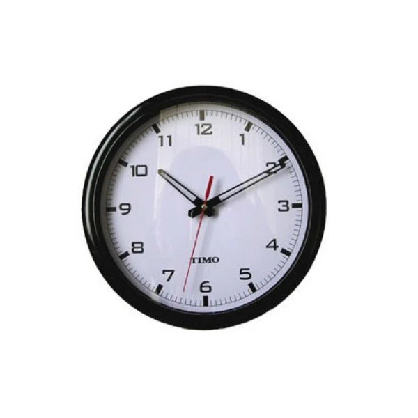 FENIKS-ZEGAR ŚCIENNY 26CM *TIMO 29* CZARNY