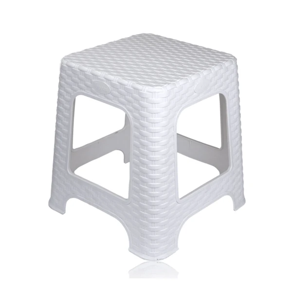 KATEX-TABORET *RATTAN* MIDI BIAŁY