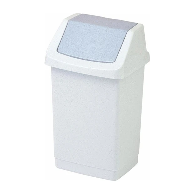 KOSZ UCHYLNY CLICK IT 15L SZARY LUX/GRANIT 175924