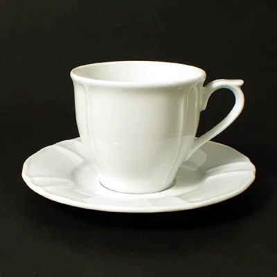 LUBIANA-FILIŻANKA+SPODEK 20/15 *MARIA* GŁADKA 002M