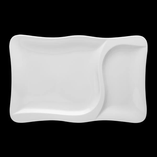 LUB-TALERZ PŁYTKI PROSTOKĄT DZIELONY 370 GOURMET 0000