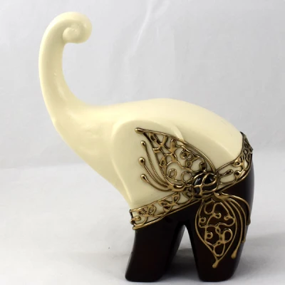 CERKAM-SŁOŃ MODERN GRUBY MAŁY *DECOR 1/2VENGE/BRĄZ* C-341-1/2BR/V