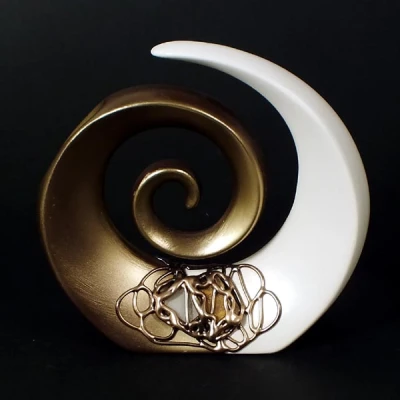 CERKAM-STROIK SPIRALA MAŁA *DECOR 1/2 ZŁOTY* C-230-1/2Z