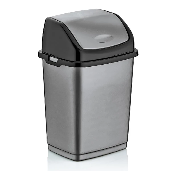 KAT-KOSZ NA ŚMIECI UCHYLNY *FANTASY* 18L POPIEL