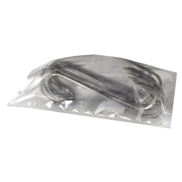 KPL. 5 HACZYKÓW NIERDZ. PODWÓJNYCH DO WĘDZENIA RYB 120X3MM