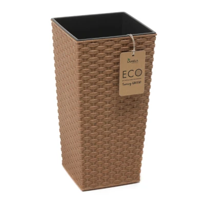 LAM- DONICZKA *FINEZJA ECO RATAN* 190*190 ZP NATURALNE DREWNO