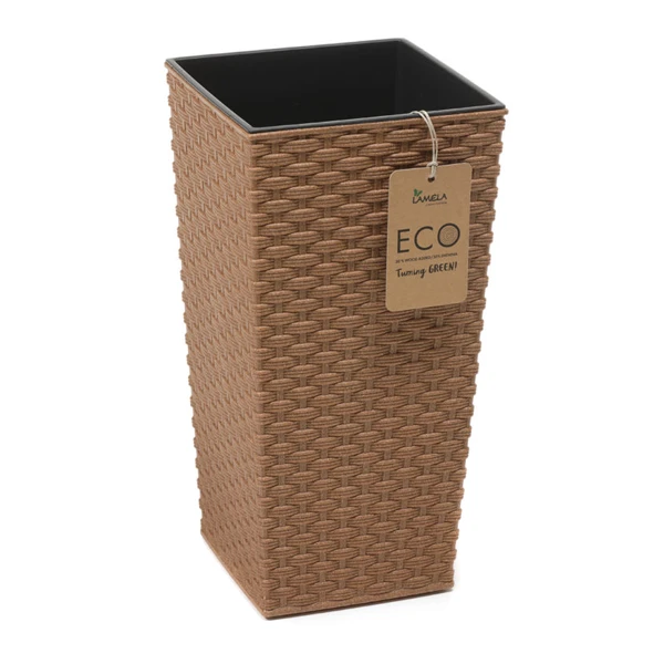 LAM- DONICZKA *FINEZJA ECO RATAN* 190*190 ZP NATURALNE DREWNO