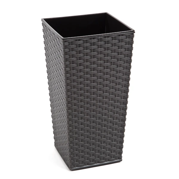 LAM- DONICZKA *FINEZJA RATAN* 190*190 ZP GRAFIT METALIK