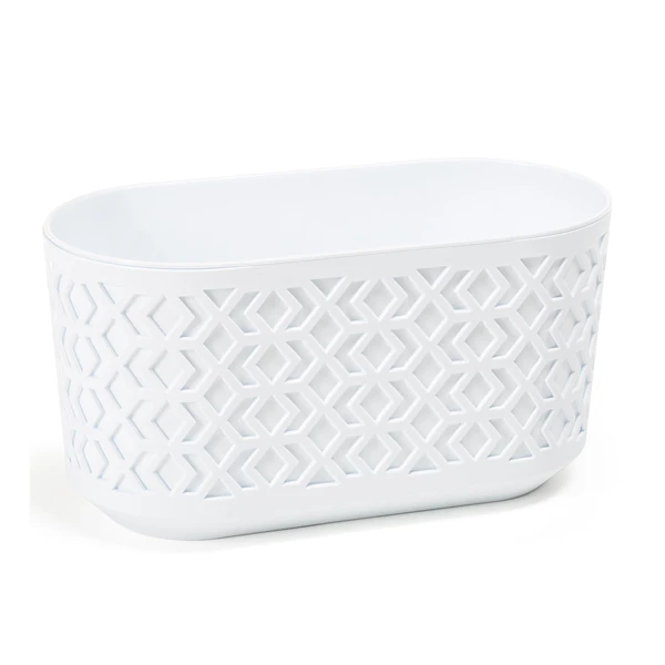 LAM-SKRZYNKA *AZTEK* 40CM BIAŁY/BIAŁY