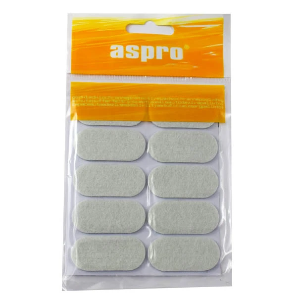 MIDAS-KPL.10 PODKŁADEK FILCOWYCH *BIAŁYCH* 20X44MM A-40001-06-010