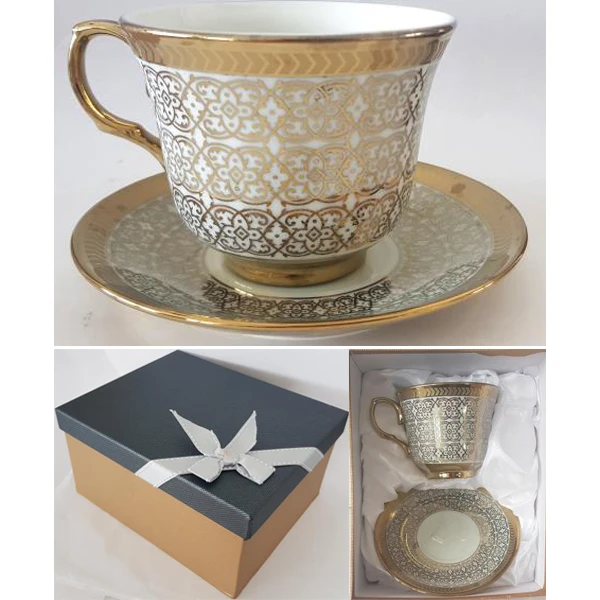 MMG-FILIŻANKA+SPODEK 250ML GP-2013G