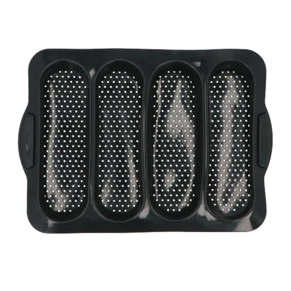 VEX-FORMA SILIKONOWANA NA 4 BAGIETKI CZARNA 26656