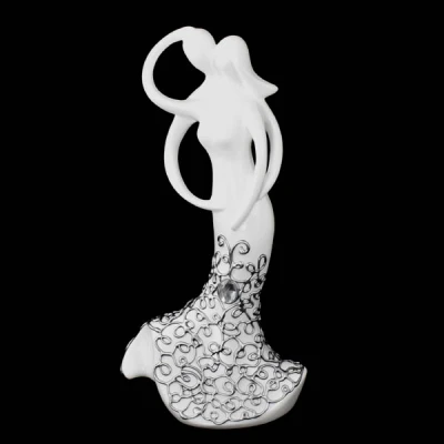 CER-AKT PARA W OBJĘCIACH *DECOR SREBRO* C-671DS