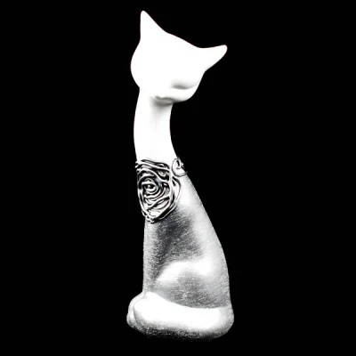 CERKAM-KOT LISEK MAŁY  *1/2 RÓŻA-BIAŁY* C-783-1/2R